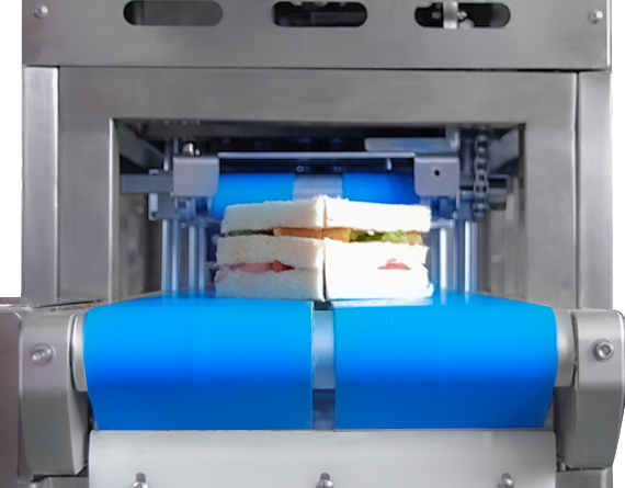 Automatic Ultrasonic Sandwich Cutter With Conveyor — Original product view 04